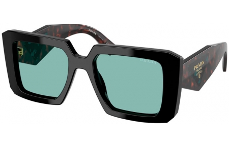 Gafas de Sol - Prada - SPR 23YS - 26B40K  BLACK // PETROLEUM GREEN