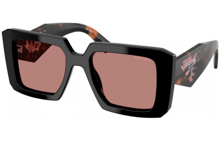 Gafas de Sol - Prada - SPR 23YS - 27B60B  BLACK // LIGHT BROWN