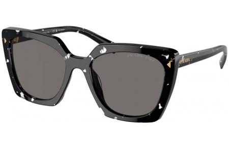 Gafas de Sol - Prada - SPR 23ZS - 15S5Z1  TORTOISE BLACK CRYSTAL // DARK GREY POLARIZED