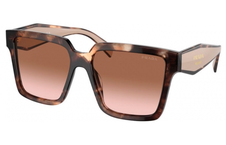 Lunettes de soleil - Prada - SPR 24ZS - 07R0A6  CARAMEL TORTOISE // BROWN GRADIENT