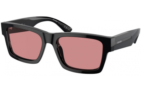 Gafas de Sol - Prada - SPR 25ZS - 1AB05Z  BLACK // FUCHSIA CRYSTAL POLARIZED