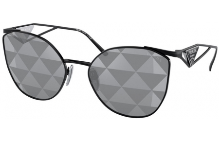 Gafas de Sol - Prada - SPR 50ZS - 1AB03T BLACK // GREY MIRROR SILVER DECORED