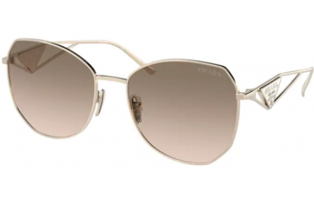 Gafas de Sol - Prada - SPR 57YS - ZVN3D0 PALE GOLD // LIGHT BROWN GRADIENT LIGHT GREY