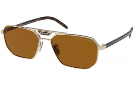 Gafas de Sol - Prada - SPR 58YS - ZVN5Y1 PALE GOLD // DARK BROWN POLARIZED