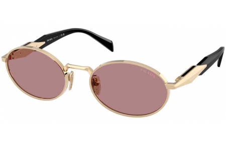 Gafas de Sol - Prada - SPR 65ZS - ZVN20I  PALE GOLD // BROWN LIGHT PURPLE