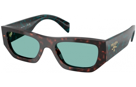 Gafas de Sol - Prada - SPR A01S - 18Z40K  TORTOISE ROOT // GREEN PETROLEUM