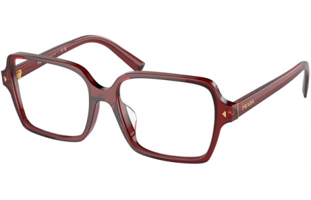 Monturas - Prada - VPR A02V - 16P1O1  TRANSPARENT RED