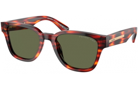 Gafas de Sol - Prada - SPR A04S - 13O03R  HAVANA RED // GREEN POLARIZED