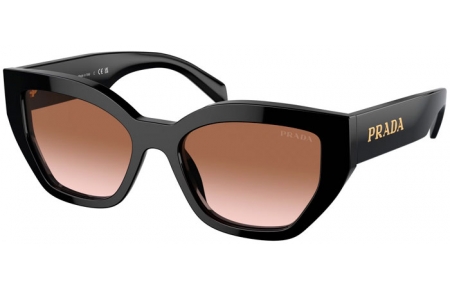 Gafas de Sol - Prada - SPR A09S - 1AB0A6  BLACK // BROWN GRADIENT