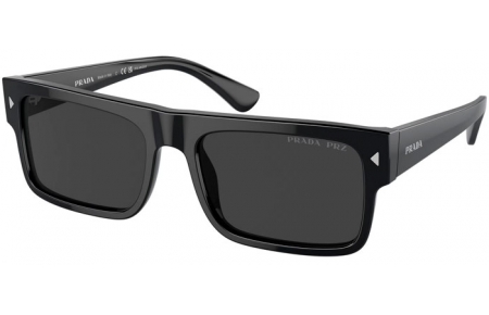 Gafas de Sol - Prada - SPR A10S - 16K08G  BLACK // BLACK POLARIZED