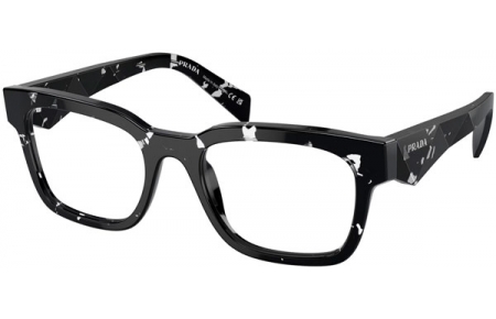 Monturas - Prada - VPR A10V - 15O1O1  BLACK HAVANA TRANSPARENT