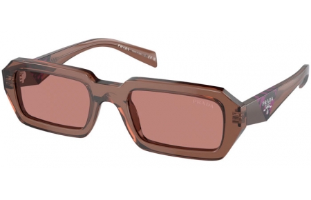 Gafas de Sol - Prada - SPR A12S - 17O60B  TRANSPARENT BROWN // LIGHT BROWN