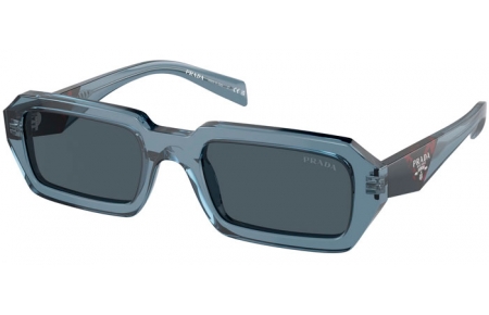 Sunglasses - Prada - SPR A12S - 19O70B  TRANSPARENT BLUE // DARK GREY