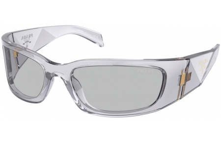 Gafas de Sol - Prada - SPR A14S - 12R30B  TRANSPARENT GREY // LIGHT GREY