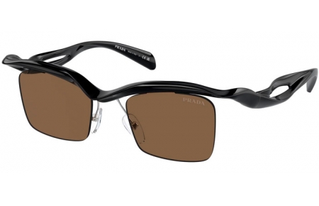 Gafas de Sol - Prada - SPR A15S - 1AB8C1  BLACK // DARK BROWN