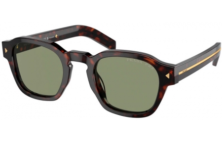 Gafas de Sol - Prada - SPR A16S - 17N20G  RADICA TORTOISE // LIGHT GREEN POLARIZED