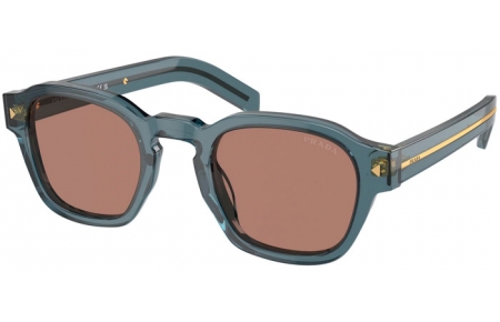 Gafas de Sol - Prada - SPR A16S - 17T05D  OCEAN TRANSPARENT // BROWN MIRROR INSIDE SILVER