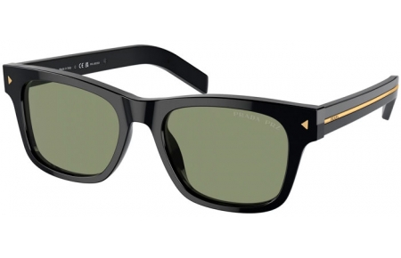 Gafas de Sol - Prada - SPR A17S - 16K20G  BLACK // GREEN POLRIZED