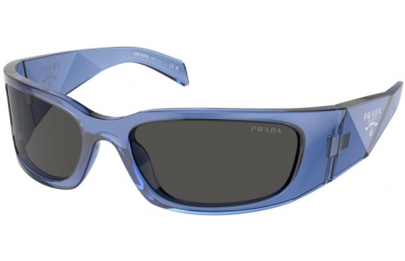 Gafas de Sol - Prada - SPR A19S - 15R5S0  TRANSPARENT LILY // DARK GREY