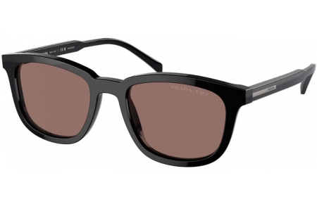 Gafas de Sol - Prada - SPR A21S - 16K30H  BLACK // BROWN POLARIZED