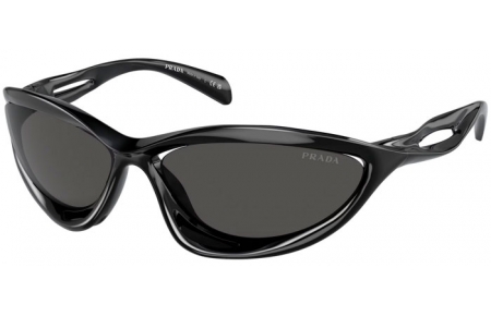 Gafas de Sol - Prada - SPR A23S - 1AB5S0  BLACK // DARK GREY