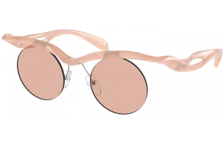 Gafas de Sol - Prada - SPR A24S - 12S0B8  OPAL PEACH // LIGHT BROWN