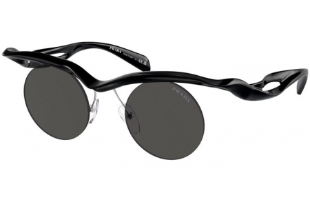 Gafas de Sol - Prada - SPR A24S - 1AB5S0  BLACK // DARK GREY