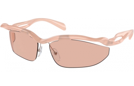 Gafas de Sol - Prada - SPR A25S - 12S4I2  OPAL PEACH // LIGHT BROWN