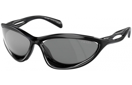 Gafas de Sol - Prada - SPR A26S - 1AB60G  BLACK // DARK GREY MIRROR SILVER