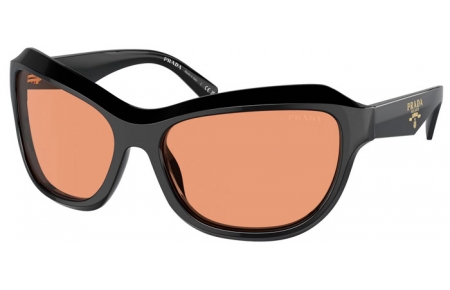 Gafas de Sol - Prada - SPR A27S - 16K07V  BLACK // ORANGE