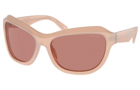 Gafas de Sol - Prada - SPR A27S - 19R10D  OPAL NATURAL // LIGHT BROWN