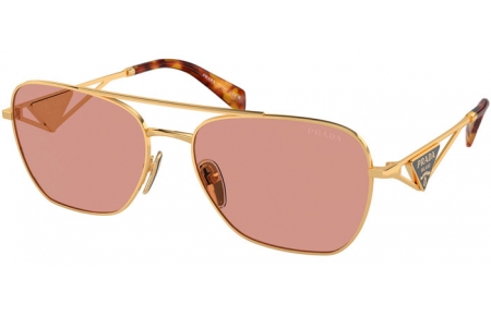 Gafas de Sol - Prada - SPR A50S - 5AK08M  GOLD // DARK VIOLET