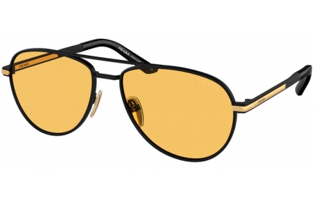 Gafas de Sol - Prada - SPR A54S - 1BO90C  MATTE BLACK // YELLOW