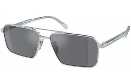 Gafas de Sol - Prada - SPR A57S - 1BC175  SILVER // DARK GREY FLASH SILVER