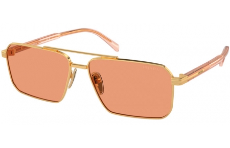 Gafas de Sol - Prada - SPR A57S - 5AK07V  GOLD // ORANGE