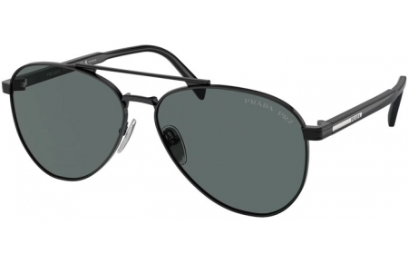 Gafas de Sol - Prada - SPR A58S - 1AB5Z1  BLACK // DARK GREY POLARIZED