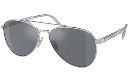 Gafas de Sol - Prada - SPR A58S - 1BC175  SILVER // DARK GREY FLASH SILVER