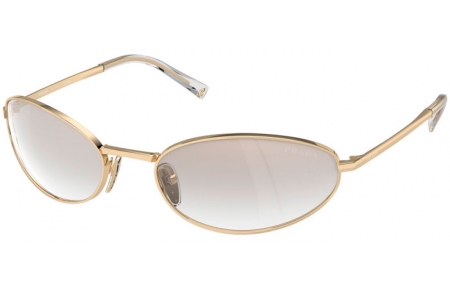 Gafas de Sol - Prada - SPR A59S - 14N7H1  PALE GOLD // CLEAR MIRROR GOLD GRADIENT