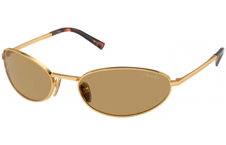 Gafas de Sol - Prada - SPR A59S - 5AK70G  GOLD // GREEN OLIVE