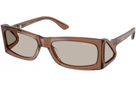 Gafas de Sol - Prada - SPR B03S - 16W5J2  TRANSPARENT BROWN // LIGHT BROWN