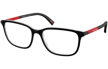 Monturas - Prada Linea Rossa - VPS 02RV - 03I1O1  MATTE BLACK ON CRYSTAL