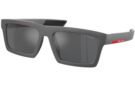 Gafas de Sol - Prada Linea Rossa - SPS 02ZSU - 18K60A  GREY METALLIZED // GREY MIRROR SILVER