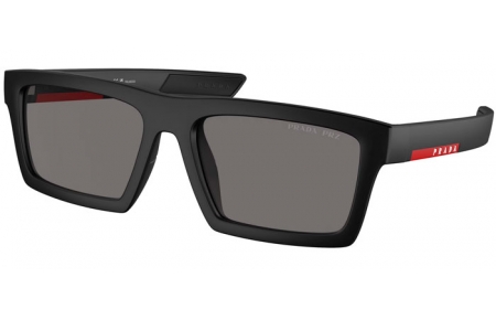 Gafas de Sol - Prada Linea Rossa - SPS 02ZSU - 1BO02G  MATTE BLACK // DARK GREY POLARIZED