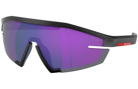 Gafas de Sol - Prada Linea Rossa - SPS 03ZS - 1BO05U  MATTE BLACK // DARK BLUE MIRROR VIOLET