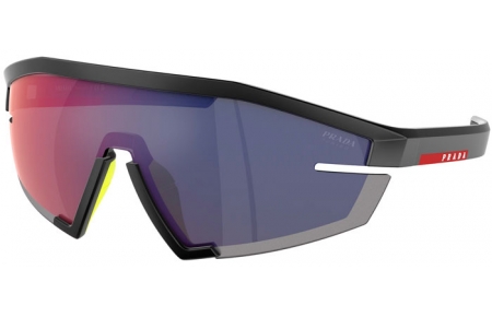 Gafas de Sol - Prada Linea Rossa - SPS 03ZS - 1BO10A  MATTE BLACK // RED BLUE MIRROR TUNING