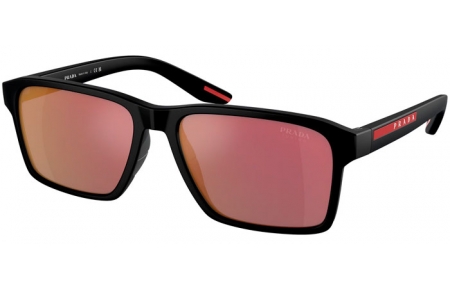 Gafas de Sol - Prada Linea Rossa - SPS 05YS - 1BO10A  MATTE BLACK // DARK GREY MIRROR RED TUNING