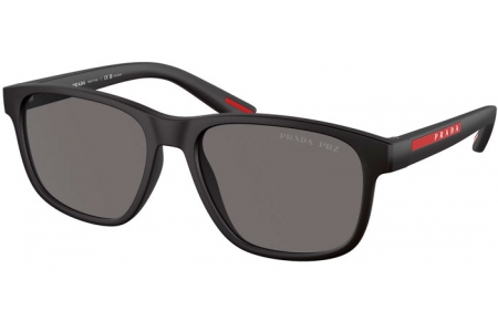 Gafas de Sol - Prada Linea Rossa - SPS 06YS - DG002G  RUBBER BLACK // DARK GREY POLARIZED