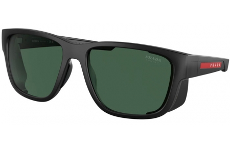 Gafas de Sol - Prada Linea Rossa - SPS 07WS - 1BO06U  MATTE BLACK // DARK GREEN