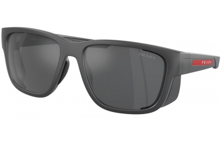 Gafas de Sol - Prada Linea Rossa - SPS 07WS - UFK60A  BLACK RUBBER // GREY MIRROR SILVER