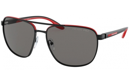 Gafas de Sol - Prada Linea Rossa - SPS 50YS - 19G02G  BLACK RED // DARK GREY POLARIZED